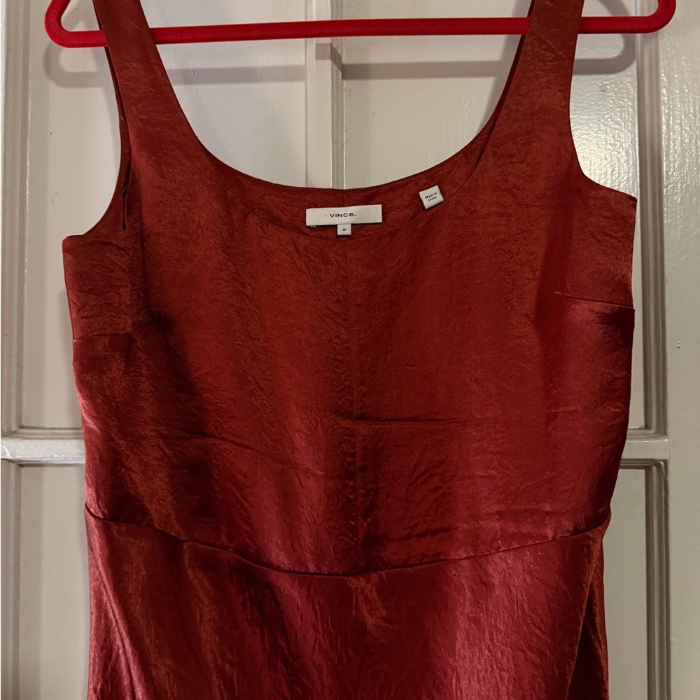 Vince Copper Sleeveless Dress